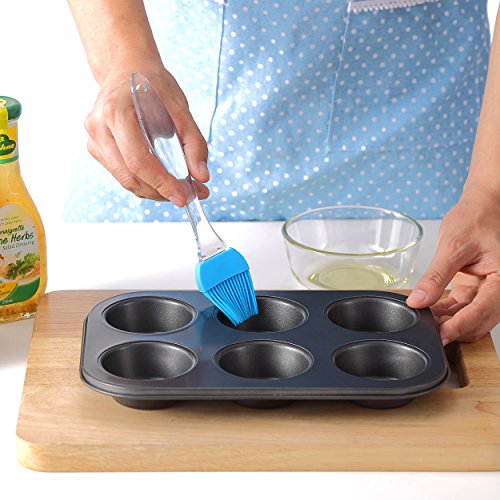 Harima Backpinsel / Grillpinsel aus Silikon, flexibel, hitzeresistent, antihaftbeschichtet, 4 Stück - 7