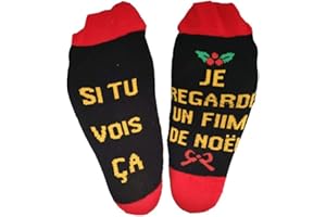 Flyglobal Chaussettes Drôles en Coton, SI TU VOIS ÇA,APPORTE MOI UNE BIÈRE Chaussettes Courtes Fantaisie Nouveauté Chaussettes Lettres Cadeau pour Chaussette Drôle Homme/Femme
