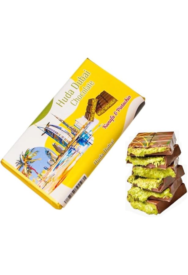 Cocoa Melts Pistachio Kunafa Chocolate, 240 g: Buy Online at