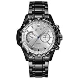 AWRYS Quartz Black Vogue Business Militär Mann Herrenuhren 3Atm Wasserdicht