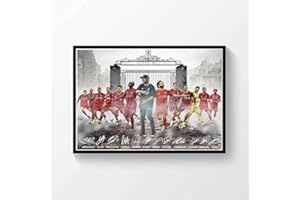 LJW Liverpool FC Premier League Champions 2019-2020 Signed Printed A4 Poster