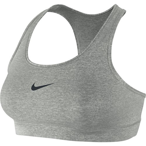 Nike Sport-BH Pro Victory Compression, Sujetador deportivo para mujer, Gris (Carbon Heather/Black 091), S