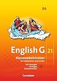 Image de English G 21 - Ausgabe B / Band 4: 8. Schuljahr - Klassenarbeitstrainer mit Lösungen und Audio-Mate