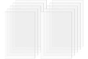 KOSHIFU 10 Stück Acrylplatte Transparente Plexiglas Platten Rechteckig Acrylglas Platte 150 x 100 x 2mm Acrylscheibe Klare Plexiglasscheibe für DIY Kunst und Handwerk Bilderrahmen Gemälde