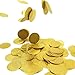 Produktbild Simplydeko Table-Confetti | Konfetti aus Seidenpapier in 3cm (Party, Hochzeit, Deko, Hochzeitsdeko, Konfeti in Pastell) Wunderschönes XXL-Konfetti (Gold)