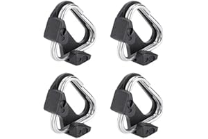 WHGHNCQ 4 Stück Dreieckige Splentringe mit Schutzkappe Dreiecksring zur Befestigung von Kameragurt für Kameras mit O Ring Öse,Verbindungsclip Gurtverbinder,Schnellverschluss zur Befestigung von Gurt an Kamera
