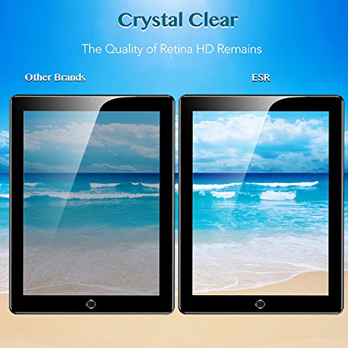 iPad 2 / 3 / 4 Schutzfolie,ESR® Gehärtetem Glas Folie Tempered Glas Screen Protector für iPad 2 3 4 - 6