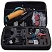 Produktbild Shoot® Case für GoPro Hero 5 / 4 / 3+ / 3 / 2 / 1 - Tasche für Kamera, Gehäuse, LCD, Akku, SD Karte und Zubehör Universal (L Schwarz)