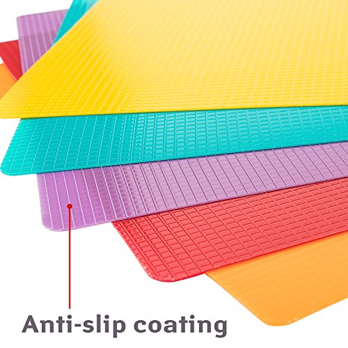 Tatkraft Pic Hi-Qualität Flexibel Schneidebrett Set von 5 mit Lebensmittel Symbolen - 2