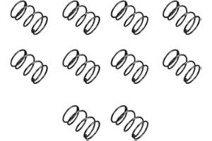 TA-VIGOR 10Pcs Compressed Spring, 14mm OD, 1.2mm Wire Size, 20mm Free Length, Spring Steel Construction Extended Mechanical Compression Springs for Home Repairs, DIY Projects