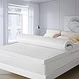 Deep Sleep Every Night Memory Foam (Visco) Mattress Topper Height of 5 cm With Removable Knitted Fabric Cover (Double - 120 x 200)