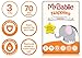 My Babiie Size 3 (4-9kg) Midi Nappies - 3 x Pack of 70 (210 Nappies)
