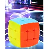 3X3X3 PROFESSIONAL PILLOWED SPEED CUBE - EĞİMLİ 3X3 PROFESYONEL RUBİK ZEKA SABIR K&Uuml;P&Uuml;