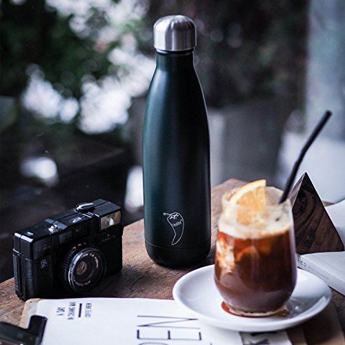 Chilly’s Bottles doppelwandige, vakuumisolierte Flasche Rosa rose 500 ml - 5