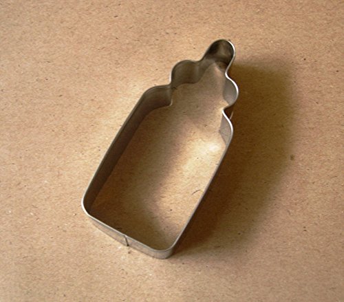 Lawman Ausstecher für Fondant, Teig oder Kekse, 4 x , Baby-Motive: Flasche, Lätzchen, Body, Kinderwagen - 4