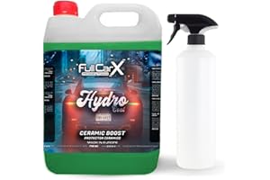 FULLCARX Hydro Coat 5L Trattamento Antipioggia Parabrezza Vetri Carrozzeria Auto, Protezione Ceramica Idrorepellente, Potenza Idrofobica Rapida, Lunga Durata, Prodotto Professionale Detailing