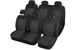Mossa Fundas de Asientos adecuadas para VW Volkswagen Transporter T5 Furgoneta (2003-2015) - E1