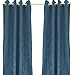 Produktbild MFFACAI Vorhang Mittelmeer Blau Einseitig Flanell Schattierung Seil Perforierte Vorhänge Vorhang Garderobenvorhänge Kein Zubehör Fliese 130 * 190 cm