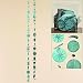 Produktbild Capiz Muschel Girlande Blau Grau 180cm Windspiel Perlmutt