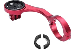 Dymoece Fahrrad Halterung Combo Lenkerhalterung aus Aluminiumlegierung für Garmin Edge 200 500 510 520 800 810 820 1000 1030 und Gopro Kamera, Kompatible Lenkergrößen 31,8 mm 25,4 mm