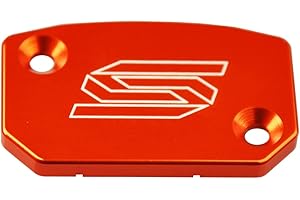 SCAR Couvercle maitre cylindre frein avant Compatible avec KTM BREMBO SX SXF EXC TPI EXCF 125 150 250 300 350 450 500 05-25 - Orange