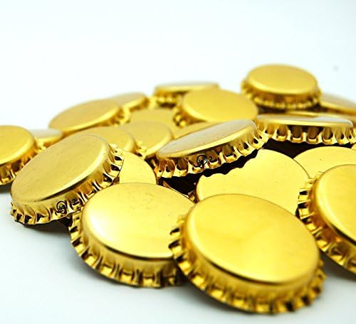 Hoppy 100 26 mm Crown Caps Cap Shiny Gold to perfect, the top closure