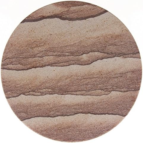 Cinnabar Sandstone Coasters with Free Holder Included