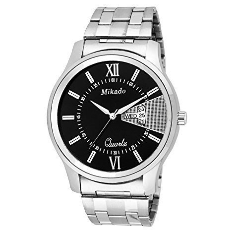Mikado Analogue Black Dial Men