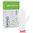 Unitouch Latex Powdered Examination Gloves White (XS, 70)