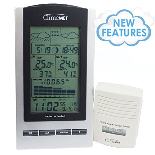 ClimeMET CM9088 NEW & improved Digital Wireless Weather Station NOW
