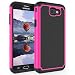 Produktbild Für Samsung Galaxy J7 V/J7 2017/J7 Prime/J7 perx/J7 Sky Pro/Galaxy Halo Fall, asstar [Stoßdämpfung] Drop Schutz Hybrid Armor Defender Dual Layer Schutzhülle Schwarz/Rosé