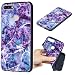 Produktbild Everainy Kompatibel für Huawei Honor 7A/Huawei Y6 2018 Hülle Silikon Gummi Prägen Ultradünn Neu Cover Hüllen für Huawei Honor 7A Handyhülle Stoßfest TPU Gel Stoßstange Schwarz Schutzhülle (Marmor)