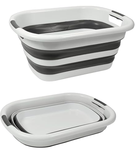 Secchio Pieghevole 11,6 Litri | Grigio | Per Pulizia E Autolavaggio - Foto 3