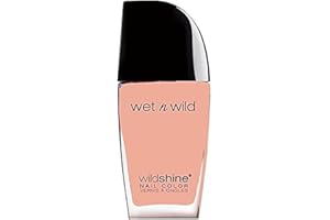 ‎WET N WILD Wet n Wild, Wild Shine Nail Color, Nagellack ohne Formaldehyd, Toluol und Phthalate, langanhaltende Formel die schnell trocknet, Tickled Pink