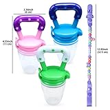 Edealing New Nipple Fresh Food Milk Nibbler Feeder Feeding-Tool Sichere Baby & Supplies Spielzeug Packung mit 3 - 5