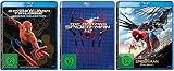 Spider-Man 1-3 + The Amazing Spider-Man Teil 1+2 + Spider-Man Homecoming [Blu-ray Set] Alle 6 Teile Spider Man Komplett Fan Paket - Andrew Garfield, Tom Holland Tobey Maguire