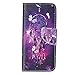 Produktbild Samsung Galaxy S8 Hülle, Chreey Gemalt Muster Schutzhülle Lederhülle Magnetische Schnalle Premium PU Leder Flip Cover Brieftasche Kreditkarte Taschen Etui Handyhülle Schutztasche [Lila Traumfänger]