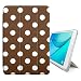 Produktbild Graphic4You Polka Punkt Dots Muster Design Smart cover Hülle Dünn Tri-Fold Schlank Superleicht Ständer Cover Schutzhülle Tasche für Samsung Galaxy Tab A 7.0" (2016) (T280/T285 Series) (Braun)