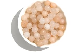 ACYUNLEI Natural Matte Stone Beads 8mm Pink Aventurine Round Gemstone Beads Spacer Charm Energy Healing Beads DIY for Bracelet Necklace Earrings Jewelry Making