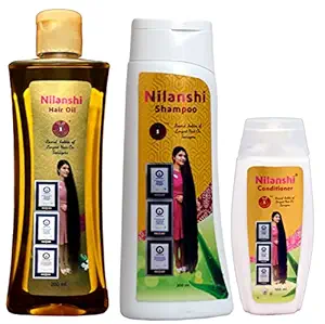 Nilanshi Hair Oil (200ml) + Shampoo (200ml) + Conditioner (100ml)