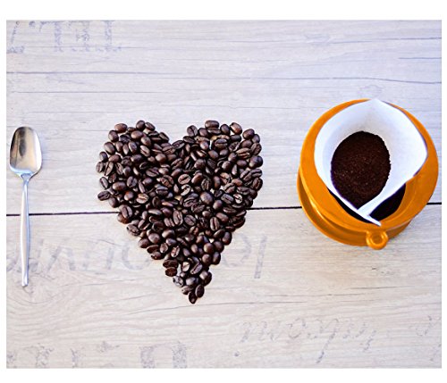 JSS Faltbarer Kaffeefilter aus Silikon, lebensmittelecht, perfekt für Draußen und für Unterwegs mit gratis Haken Einheitsgröße orange - 4
