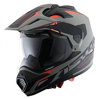 Astone Helmets ADVGBM Casque Tourer Adventure, Gris/Noir, M
