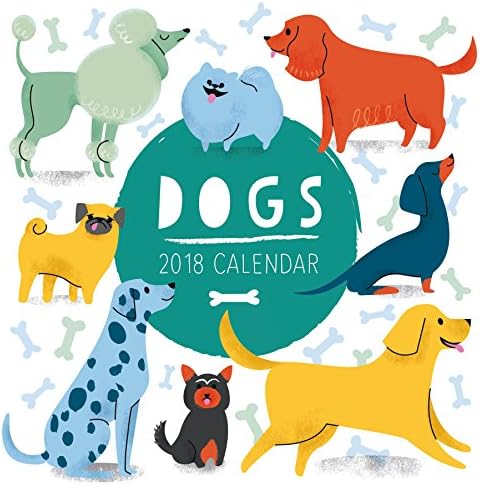 Dogs Square Family Calendar 2018