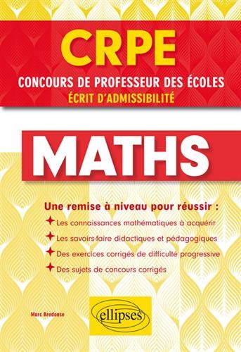 Read Online Les Mathematiques Au Nouveau Crpe Epreuve Ecrite Dadmissibilite Download Free