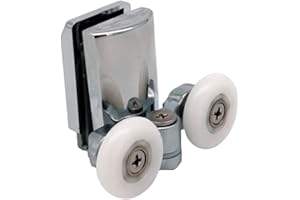 SHOWER SEAL UK LTD Shower Door Wheels | 20mm, 23mm or 25mm | Uppers or Lowers | Double Twin Shower Door Rollers Runners | ROLL011 (Lower Wheel (25mm))