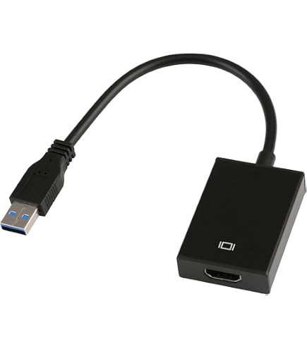 Adattatore USB-A A HDMI ABLEWE, Risoluzione 1080p@60Hz, Per Windows E Mac, Modalità Specchio O Estensione, Plug-and-play Con Driver Integrato