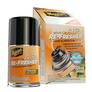 MEGUIAR'S G16502 Whole Air Re-Fresher Odour Eliminator Mist, Citrus Grove Scent, 1 Pack