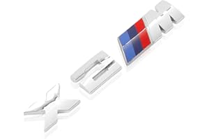 VICYOL S&D Emblemas Adhesivos para Coche. Insignia Plateada Cromada. Pegatinas ABS Decorativas Accesorios Automovil.