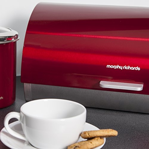 Morphy Richards Brotkasten mit Rolldeckel rot - 3