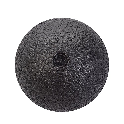 hjuns Selbstmassage-Ball schwarz für die Faszien in verschiedenen Größen - Triggerpunkttherapie von Nacken, Rücken, Arme und Wade (Single Ball 8CM)